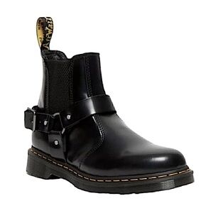 NWT Dr. Martens Wincox Leather Chelsea Boot Polished Black US 5 Ladies NWT